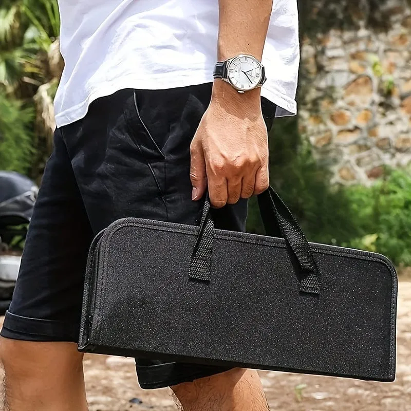 1/3/5 Stück, Grillset, Grillwerkzeug-Set, Outdoor-Grillset, Barbecue-Grillwerkzeug-Set mit Aufbewahrungstasche, Grillgabel, Spatel, Zange, Grillzubehör für Outdoor-Camping, Küchenzubehör, Outdoor-Zubehör.