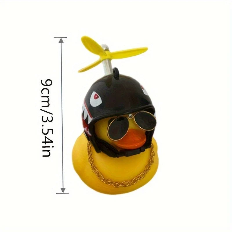 1 Stück Gummi-Ente-Design, Motorrad-Griff-Dekoration, niedliche Spielzeug-Ente