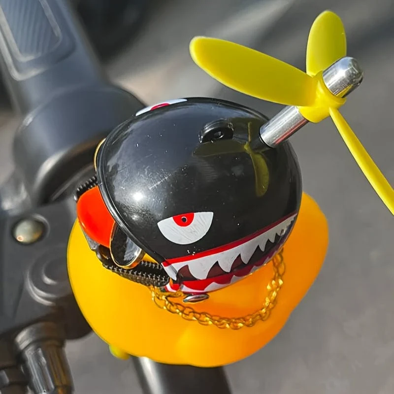 1 Stück Gummi-Ente-Design, Motorrad-Griff-Dekoration, niedliche Spielzeug-Ente
