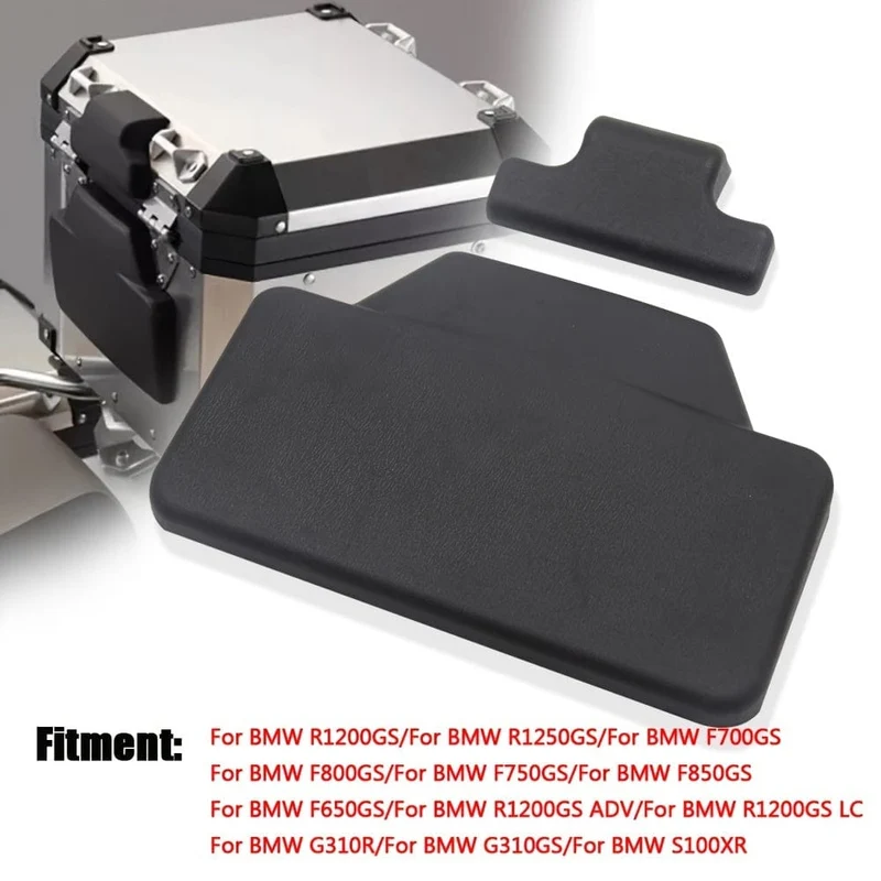 Motorrad-Rückenkissen, Heckpolster, Satteltasche, Kofferraum, Beifahrer-Rückenlehne, Zubehör, passend für BMW F800GS R1200GS ADV (schwarz)