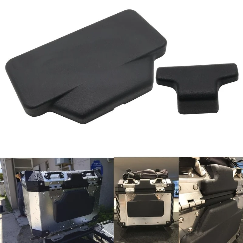 Motorrad-Rückenkissen, Heckpolster, Satteltasche, Kofferraum, Beifahrer-Rückenlehne, Zubehör, passend für BMW F800GS R1200GS ADV (schwarz)