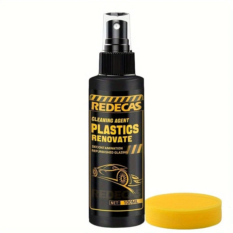 100 ml Auto-Kunststoff-Aufarbeitungsmittel, Innenpflege und Aufhellung, Restaurator, äußere Gummistoßstange, Alterung, Aufhellung, Reparaturbeschichtung