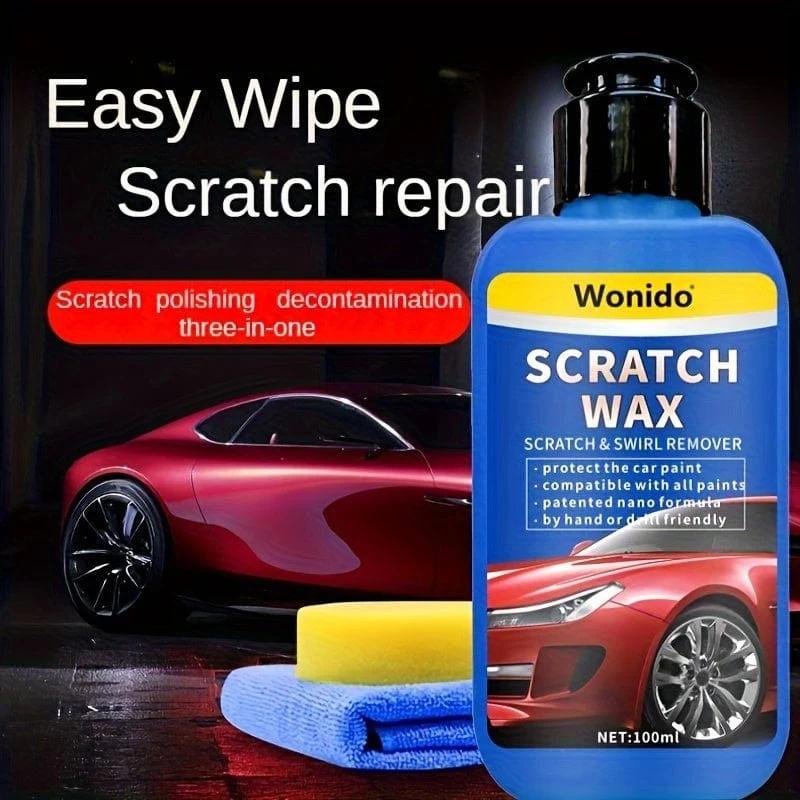100 ml Auto-Kratzer-Entferner, Autolack-Reparatur, Artefakt, Farbe, Schönheit, Wartung und Pflege