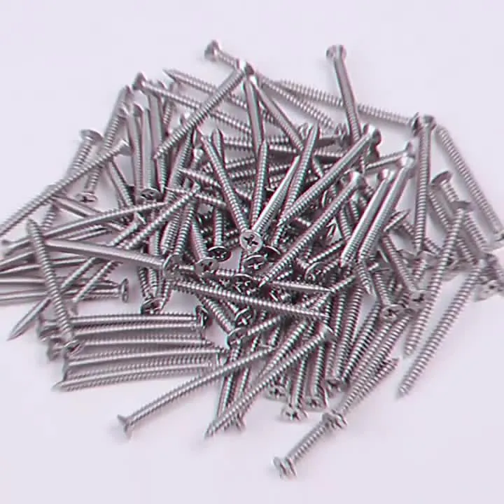 800 Stück/Box Edelstahl Blechschrauben M2x4 M2x5 M2x6 M2x8 M2x10 Sortimentssatz Kontermutter Holzgewinde Nagelschrauben-Sets