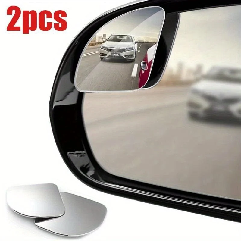 2 stücke Auto Blind Spot Spiegel Rahmenlose Hilfs Rückspiegel Universal Weitwinkel Einstellbar Kleine Spiegel