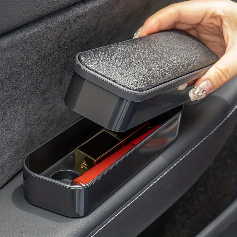 Aufbewahrungsbox für die linke und rechte Armlehne im Auto, Aufbewahrungsbox für den Autoinnenraum, Universal-Armlehnenpolster, verlängert den Sitzstützarm, höhenverstellbar, lindert Ermüdungserscheinungen