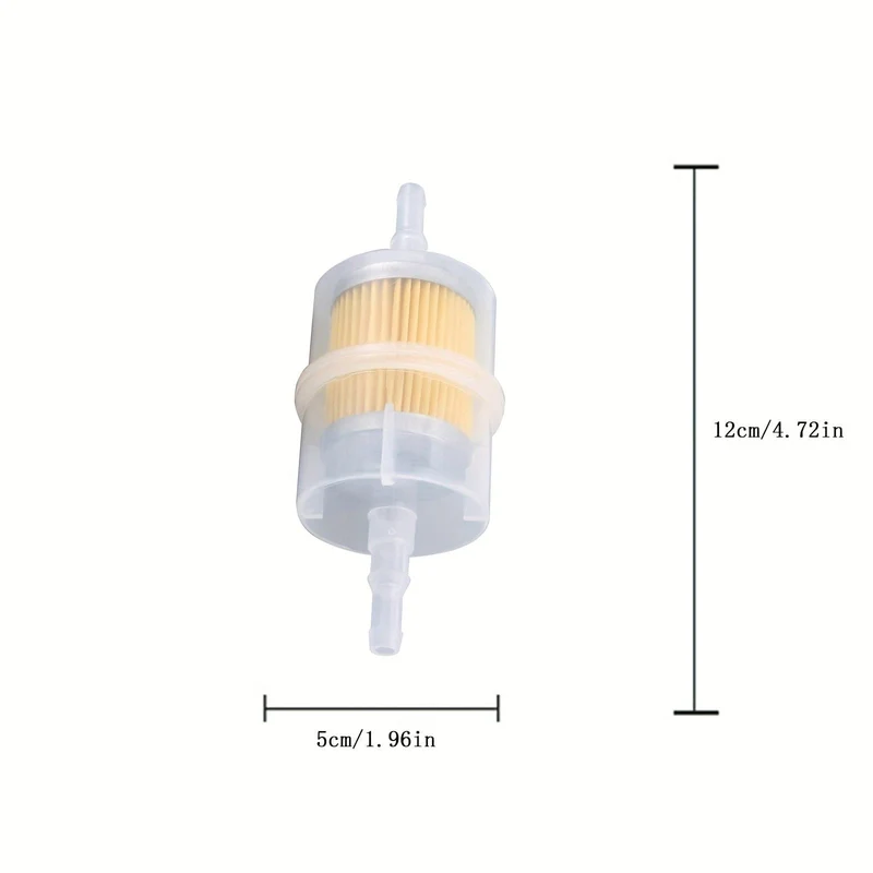 932 Inline-Kraftstoff-Benzinfilter, großer Universal-Ölfilter, passend für 6-mm-8-mm-Rohre