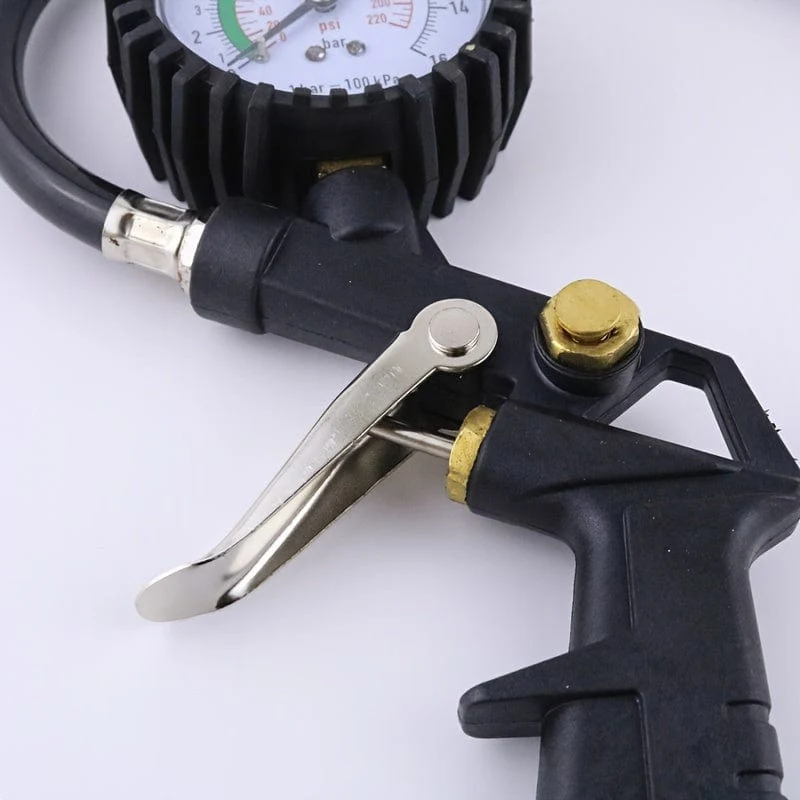 Hochpräzises Reifendruckmessgerät mit Inflation, digitalem Reifendruckmonitor und Luftfülltester zum Überwachen und Aufpumpen von Autoreifen