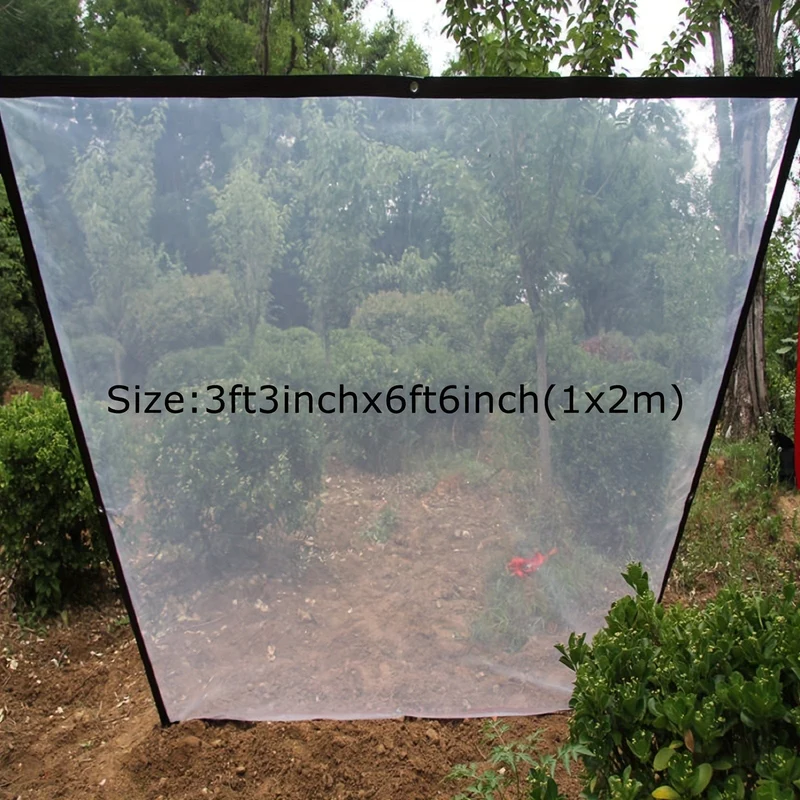 1 Stück transparente Plane mit verstärkten Gommets, wasserdichte Planenabdeckung für Gewächshaus, Balkon, Garten, Terrasse, Veranda, Überdachung, Camping, Outdoor-Zeltabdeckung