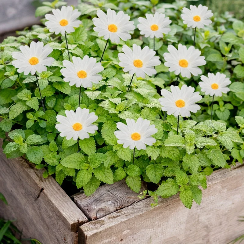 10 Stück, Frühlings-Bodeneinsätze für den Außenbereich, Gartendekorationen für den Außenbereich, Landschaft, Hof, Villa, Simulation von Sonnenblumen-Blumen-Rasenpfahleinsätzen, Hofdekoration, Gartendekoration