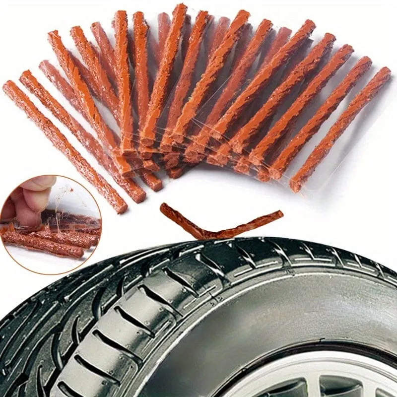 60/30 stücke Auto Reifen Reparatur Werkzeug Auto Reifen Punktion Reparatur Motorrad Schnelle Reparatur Dichtung Gummi Streifen Kit Garage Auto Zubehör
