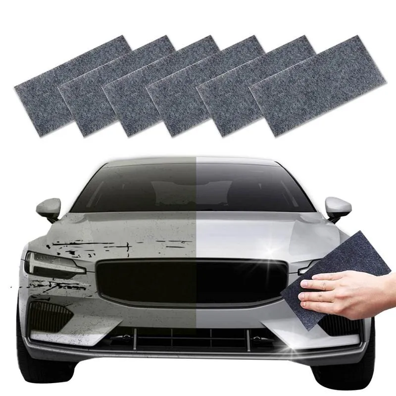 6 Packungen tragbares Nano Magic Cloth – Reparieren Sie Kratzer im Autolack in Sekundenschnelle!