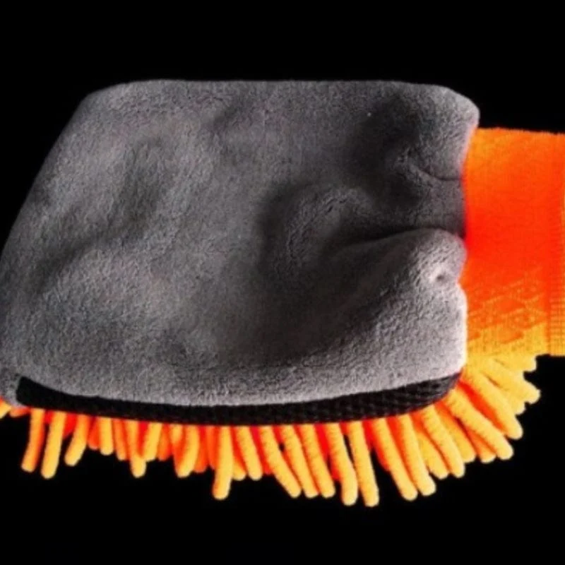 Wasserdichte Autowaschhandschuhe aus Mikrofaser-Chenille, dicker Autoreinigungshandschuh, Wachs-Detailbürste, Autopflege, doppelseitiger Handschuh