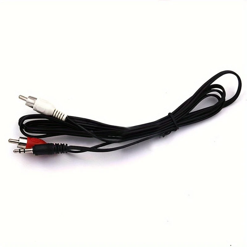 Neues 3.3ft/1m Audiokabel 3.5-Klinkenstecker auf 2 RCA-Stecker auf 2RCA-Stecker auf 3.5-mm-AUX-Stereo-Audio-Autokabel-Splitter