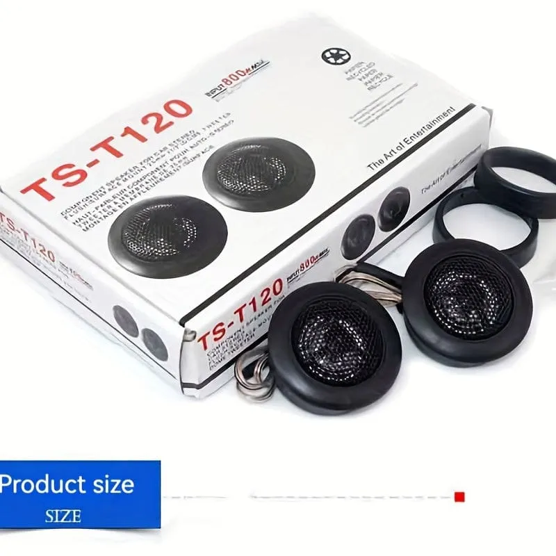 2 Stück 800 W 2.5 cm 1 symmetrische Soft-Dome-Hochtöner für Auto-Audio-Lautsprecher – machen Sie sich bereit für leistungsstarke Audio-Leistung!