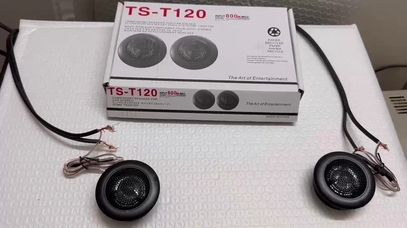 2 Stück 800 W 2.5 cm 1 symmetrische Soft-Dome-Hochtöner für Auto-Audio-Lautsprecher – machen Sie sich bereit für leistungsstarke Audio-Leistung!