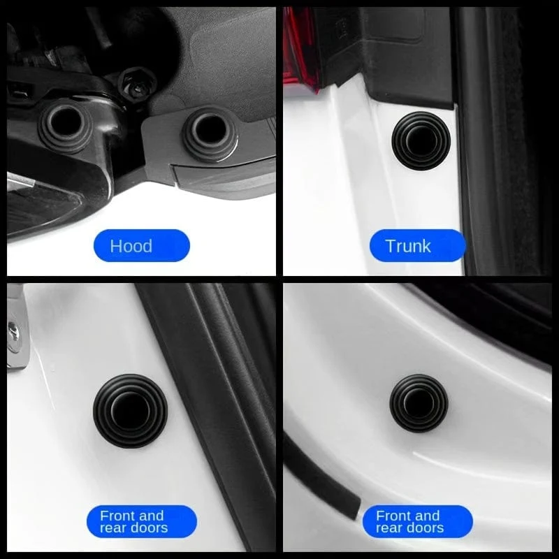 10/20 stücke Auto Tür Stoßdämpfende Puffer Dichtung Silikon Anti-kollision Aufkleber Auto Tür Lärm Beseitigung Puffer Dichtung