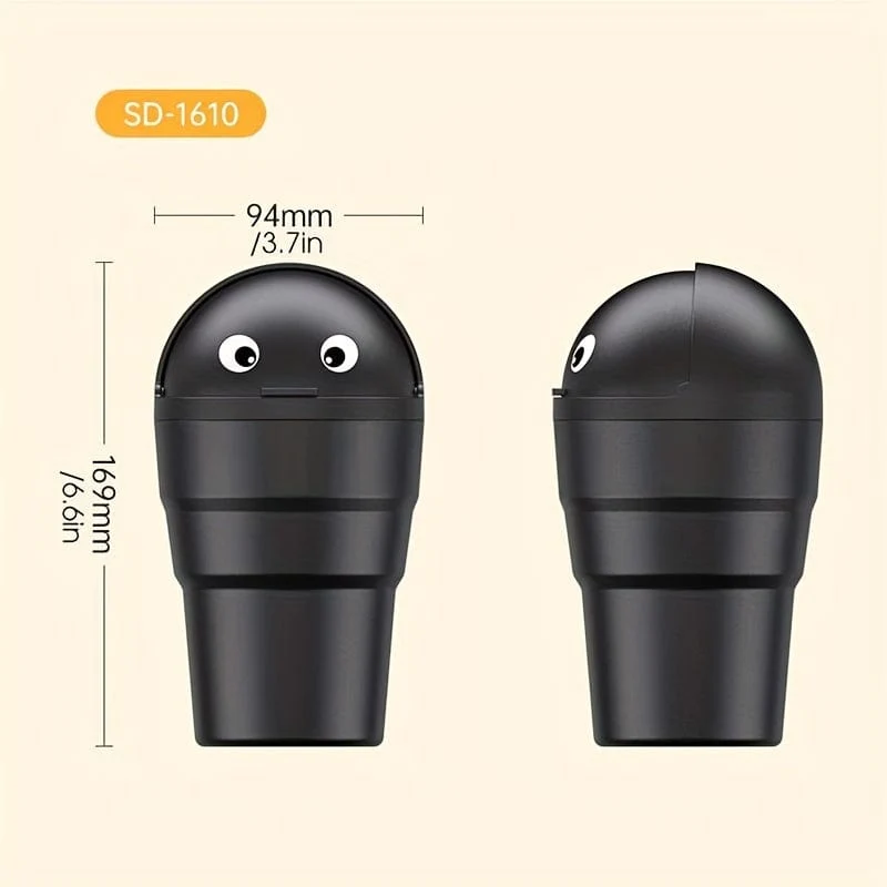 Auto-Mülleimer, Mini-Müllsack, süßer, faltbarer Mini-Mülleimer, kreatives Mehrzweck-Handschuhfach, Handschuhfach, kleiner Mülleimer, Autozubehör