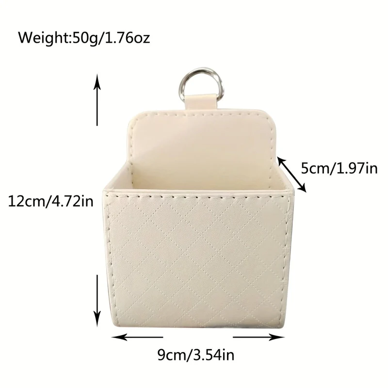1 Packung Aufbewahrungstasche für Lüftungsschlitze, Autozubehör, multifunktionale Aufbewahrungsbox aus Leder für Lüftungsschlitze, Telefonhalter, Organizer-Tasche