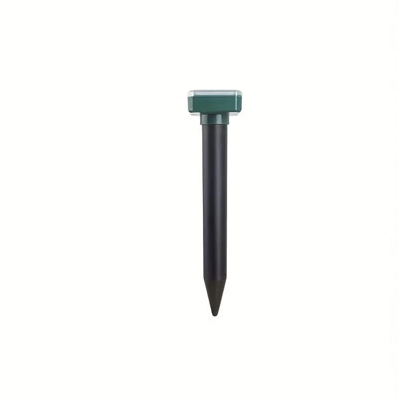 1/2 Stück, Ultraschall-Solar-Schädlingsvertreiber, Bewegungsmelder, wasserdicht, für Garten, Nutztiere, Insekten, Maulwürfe, Vögel, Schlangen (10 m/20 m/50 m)