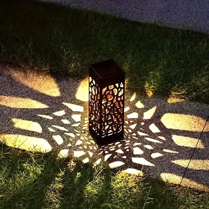 6er-Pack, dekorative Solar-Wegeleuchte für den Außenbereich, Garten-Rasenleuchte, wasserdichte Solar-LED-Landschaftsgartenbeleuchtung für den Außenbereich, Gartendekoration für den Außenbereich, Solar-Gartenterrasse, Terrasse, Rasen- und Tischleuchte, Hofleuchte