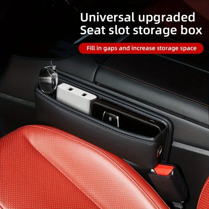 Aufbewahrungsbox für Autositzlücken, für Mazada, für BMW, für BMW-M, für MINI, für Benz, für AMG, für Audi, für Porsche, für Volkswagen (nur Automarke Custom)