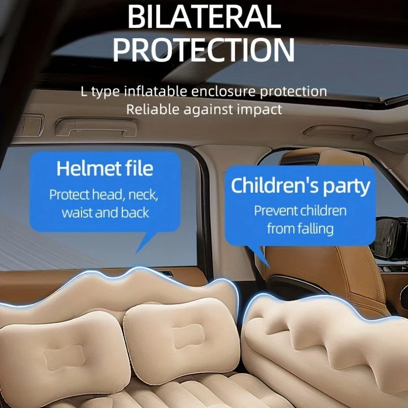 Joe's Auto-Luftmatratze, Autobett, aufblasbare Betten für Autos, Wohnmobil-Bettwäsche, Haushaltsmatratze, aufblasbare SUV-Heckbetten, bequeme, leicht zu reinigende Matte