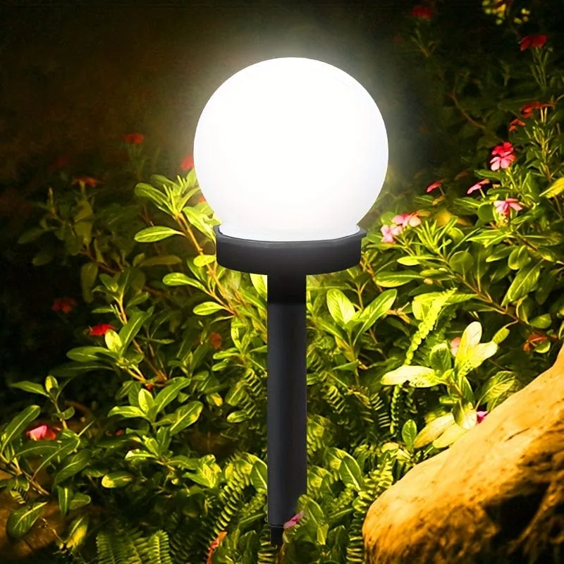 3 Packungen Solarleuchten für den Außenbereich, solarbetriebene LED-Gartenleuchte, wasserdicht, für Hof, Terrasse, Gehweg, Landschaft, Erdspieß, Weg, kühles Weiß, Halloween-Dekorationen, Lichter für den Außenbereich
