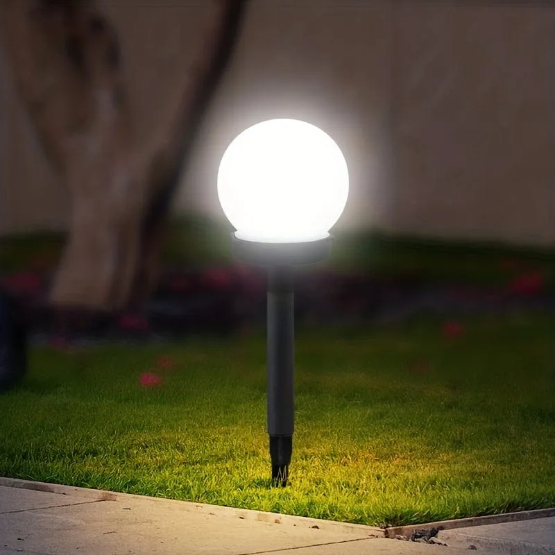 3 Packungen Solarleuchten für den Außenbereich, solarbetriebene LED-Gartenleuchte, wasserdicht, für Hof, Terrasse, Gehweg, Landschaft, Erdspieß, Weg, kühles Weiß, Halloween-Dekorationen, Lichter für den Außenbereich
