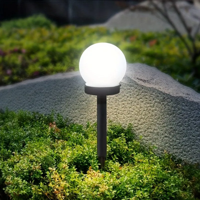 3 Packungen Solarleuchten für den Außenbereich, solarbetriebene LED-Gartenleuchte, wasserdicht, für Hof, Terrasse, Gehweg, Landschaft, Erdspieß, Weg, kühles Weiß, Halloween-Dekorationen, Lichter für den Außenbereich