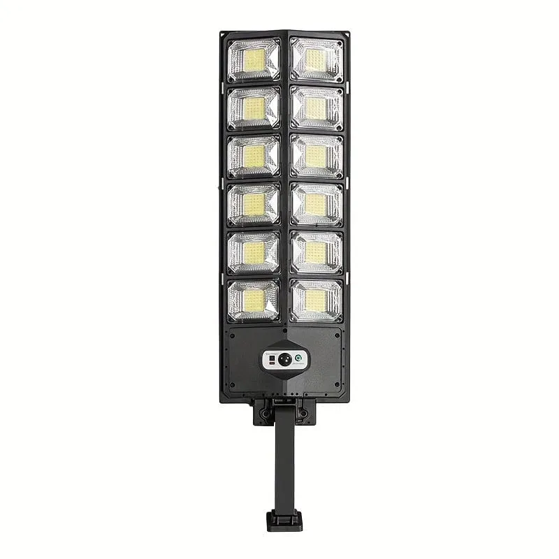 1 x 504 LED-Solar-Induktions-Straßenlaterne, starkes Licht, zweireihiges Sensorlicht, wasserdicht und sonnenbeständig, häufig verwendet in Außenhöfen, Gärten, Innenhöfen, Straßen und Gehwegen