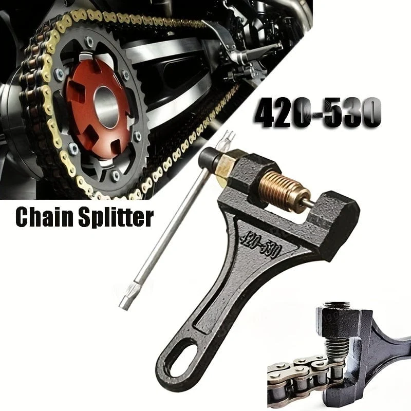 Kettentrenner Nr. 420–530, Kettenwerkzeug, passend für Dirt Pit Bike, ATV, Quad, Go Kart, Roller, Motorrad, Fahrrad, Kettentrenner Nr. 420 428 520 525 528 530