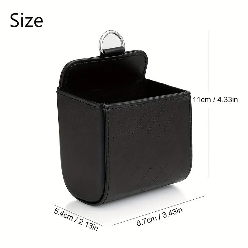 1 Stück Auto-Lüftungsschlitz-Handyhalter zum Aufhängen, Auto-Tasche, Auto-Handybox, Auto-Münzen-Aufbewahrungstasche, Auto-Organizer mit Haken