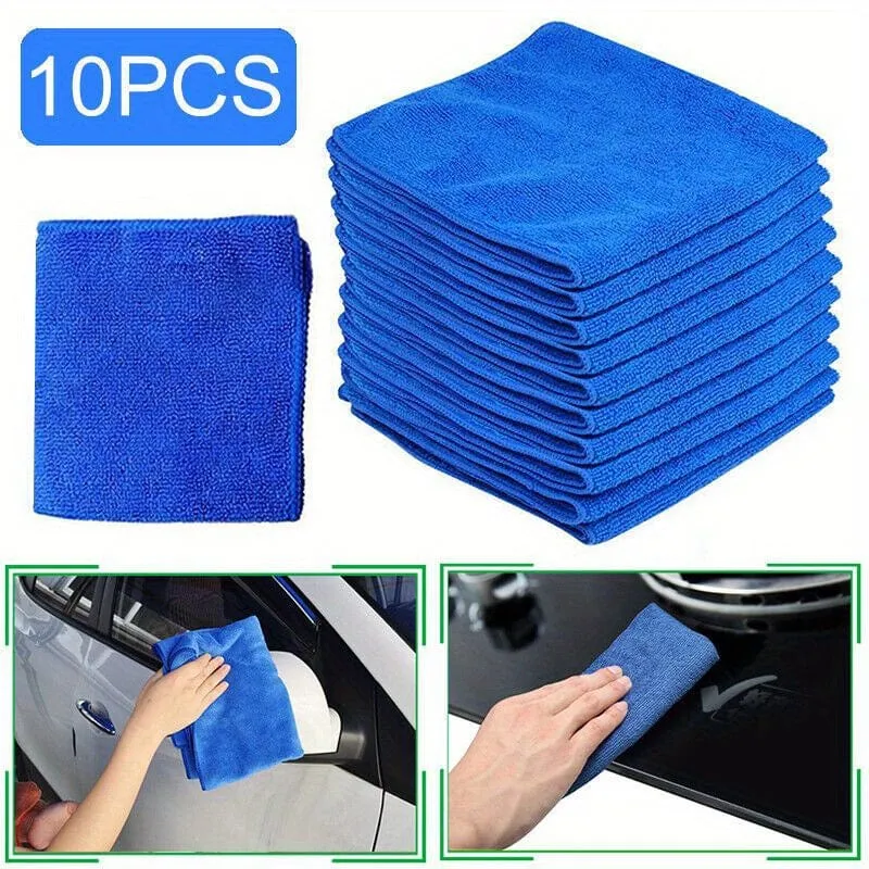 3 stücke/5 stücke/10 stücke Mikrofaser Auto Reinigung Handtuch Automobil Motorrad Waschen Glas Haushalt Reinigung Kleine Handtuch