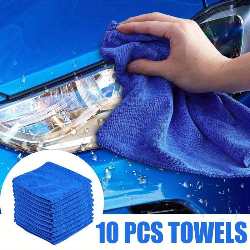 3 stücke/5 stücke/10 stücke Mikrofaser Auto Reinigung Handtuch Automobil Motorrad Waschen Glas Haushalt Reinigung Kleine Handtuch