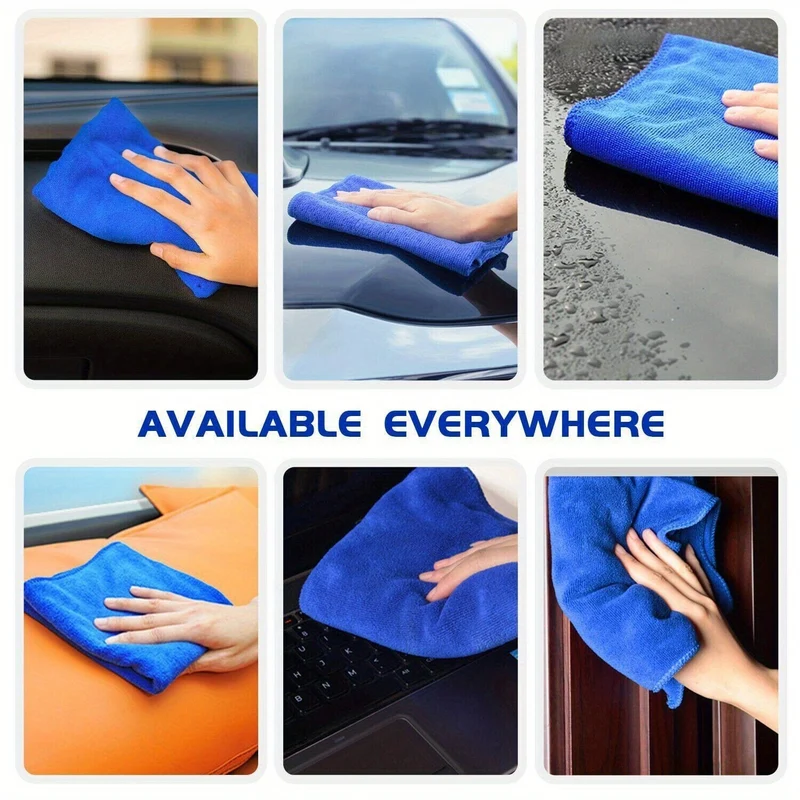 3 stücke/5 stücke/10 stücke Mikrofaser Auto Reinigung Handtuch Automobil Motorrad Waschen Glas Haushalt Reinigung Kleine Handtuch