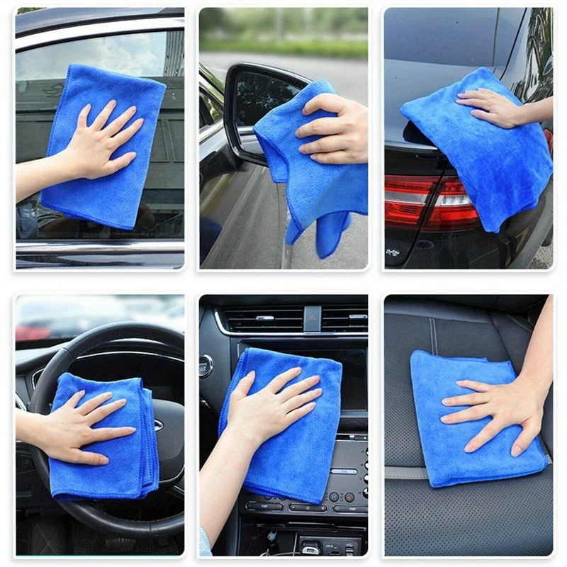 3 stücke/5 stücke/10 stücke Mikrofaser Auto Reinigung Handtuch Automobil Motorrad Waschen Glas Haushalt Reinigung Kleine Handtuch