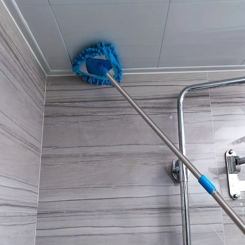 1-teiliger Multifunktionsmopp mit extra langem Griff, einziehbarer Wandreinigungsmopp, Deckenmopp, Mopp zur Staubentfernung von Klimaanlagen, Wisch- und Waschmopp