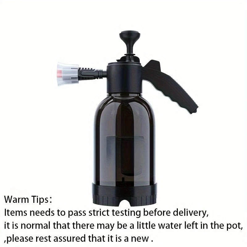 Autowaschschaum-Sprühdose, Haushaltshand-Autowaschspray, Gartenarbeit, Luftdruckspray, Schaumtopf, 2 l