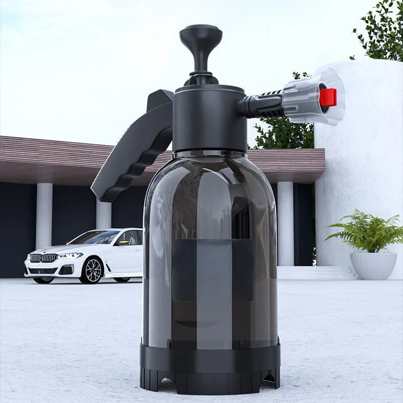 Autowaschschaum-Sprühdose, Haushaltshand-Autowaschspray, Gartenarbeit, Luftdruckspray, Schaumtopf, 2 l