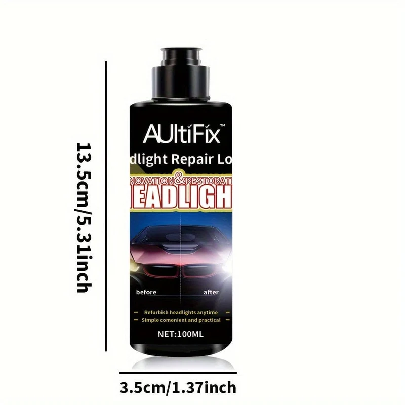 Autoscheinwerfer-Reparaturcreme, Antioxidations-Aufhellungs-Kratzer-Reparatur für die Autolichtwartung zur Autopflege