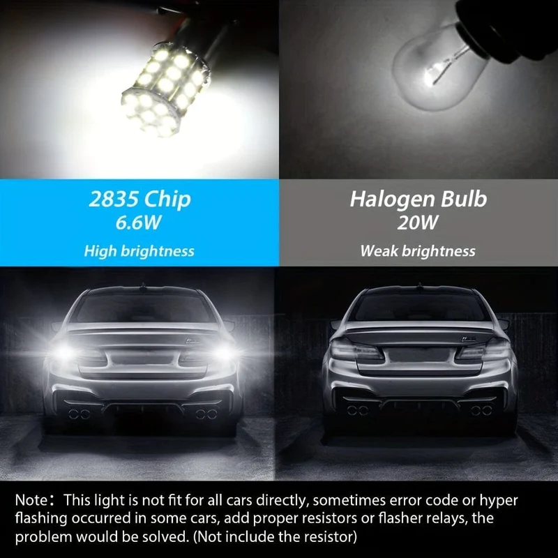 NEUE 4PCS 1157 33 SMD Weiß Auto Led Bremslichter Blinker Lampe Rückleuchten Auto Parkplatz Hinten Umge led-lampen