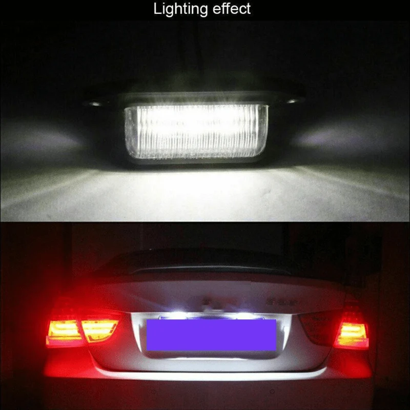 2 Stück 6 LED-Kennzeichenleuchten – helle weiße Glühbirnen für SUV, LKW, Anhänger und Van!