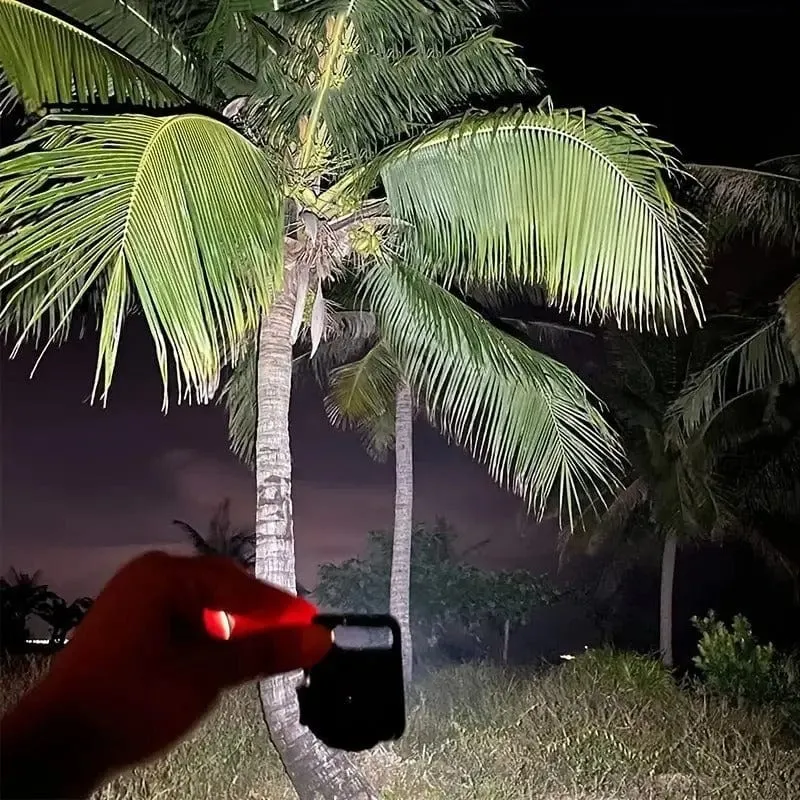 Tragbare LED-Taschenlampe, wiederaufladbar, multifunktionales Mini-Arbeitslicht, kleine Schlüsselanhänger-Taschenlampen für Outdoor, Camping, Autobeleuchtung