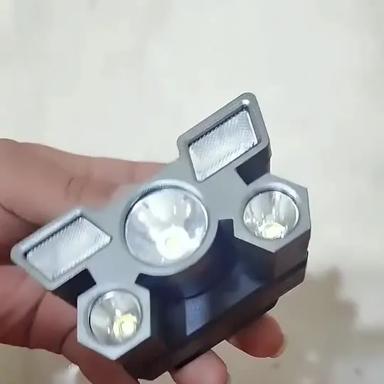 Beleuchten Sie Ihre Outdoor-Camping-Abenteuer mit diesem über USB wiederaufladbaren LED-Scheinwerfer – multifunktionales Autolicht