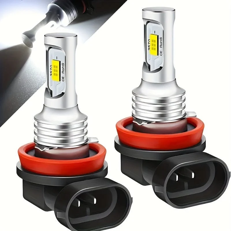 2 stücke H7 H4 H11 H8 9005 9006 H10 9145 3570 CSP LED Auto Motorrad Lkw Nebel Fahren Glühbirnen 6000 K Weiß Tagfahrlicht DRL Lampe 12 V