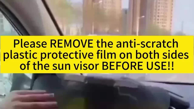 Sonnenblende fürs Auto, universelle blendfreie Sonnenblende fürs Auto, Sonnenblende-Verlängerung, verhindert Blendung durch Fremdlicht, Schneeblindheit und UV-Strahlung