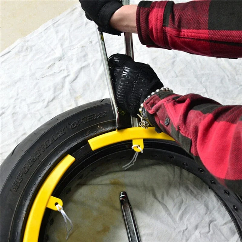 2 stücke Motorrad Radfahren Stahl Löffel Reifen Eisen Felge Opener Hebel Wechsler Reparatur Werkzeuge Für Fahrrad Auto Reparatur Zubehör