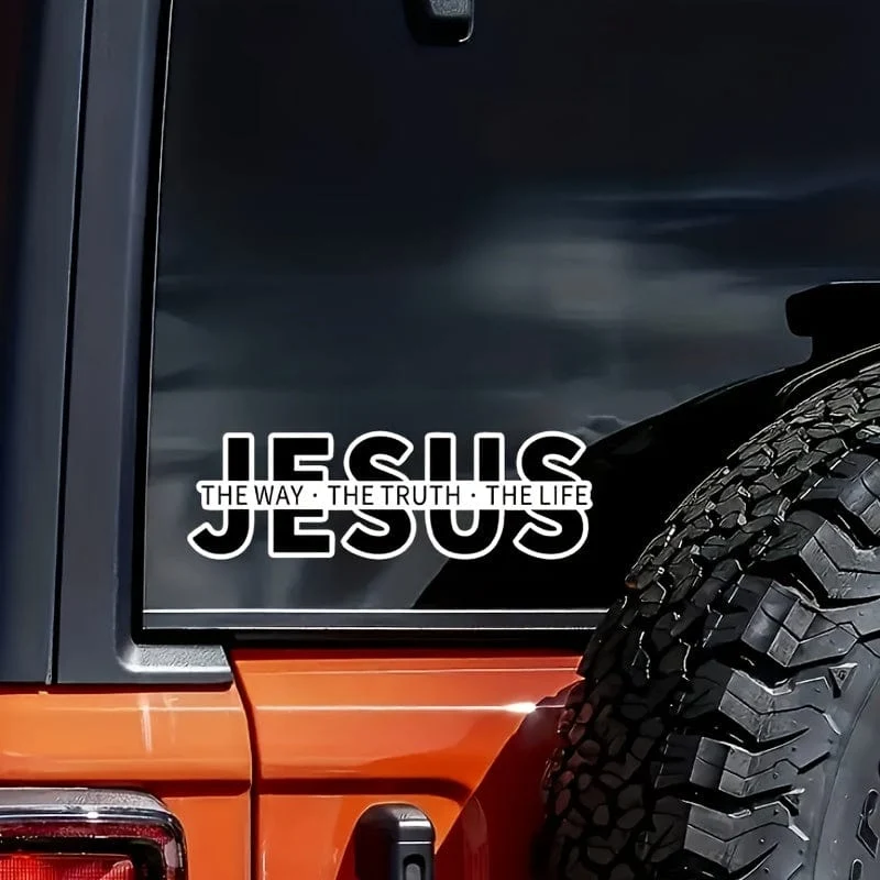 Die Wahrheit christliche Vinyl-Aufkleber, Autoaufkleber, LKW, Laptop, Motorrad, Skateboard, Fenster, Stoßstangenaufkleber