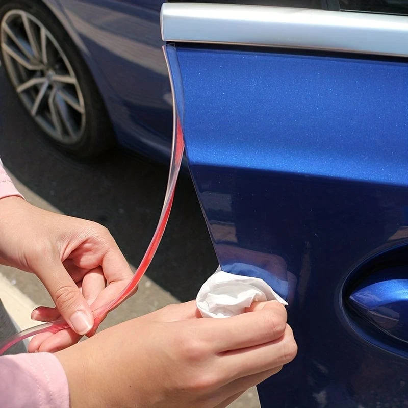 Transparente Autotürkanten-Gummi-Kratzschutzstreifen, Auto-Styling, Seitentüren, Leisten, selbstklebender Kratzschutz